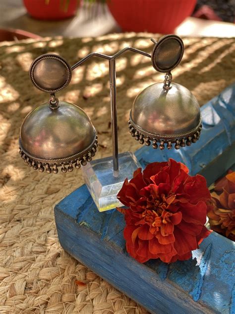 Tribal Pure Silver Earrings