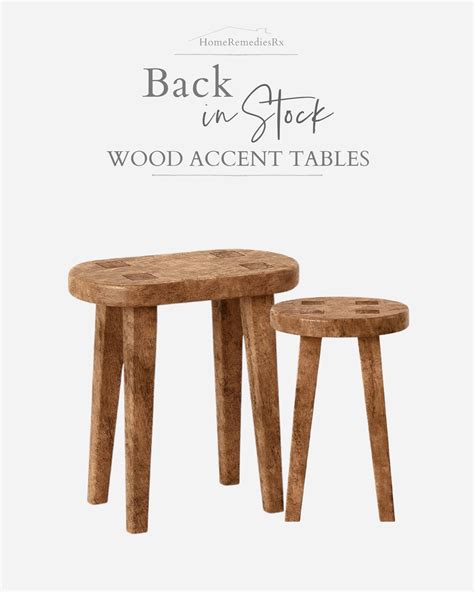 Woodland Carved Wood Accent Table … curated on LTK