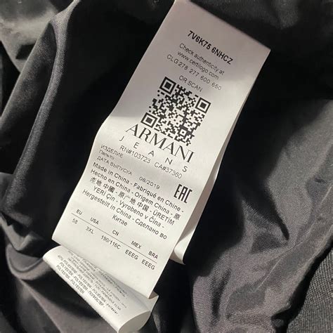 ARMANI JEANS black technical fabric padding field jacket | NOIR ONLINE