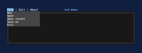 Image result for Python Tui Animated Menu