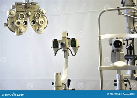 Apparatus for Measurement of Vision in Ophthalmologist S Office Stock Photo - Image of close ...