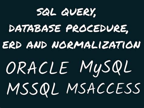 How to Create Database Query 的图像结果