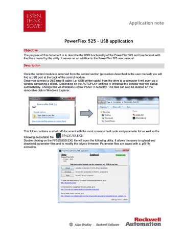 PowerFlex 525 USB Software 的图像结果