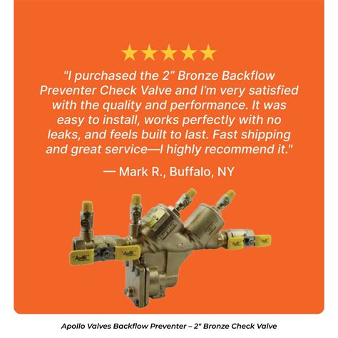 How Do Double Check Valve Backflow Preventers Stack Up in Customer Ratings?