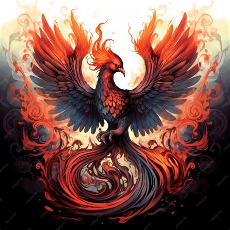 Premium AI Image | Phoenix Reborn A Collection of Flaming Bird Designs ...