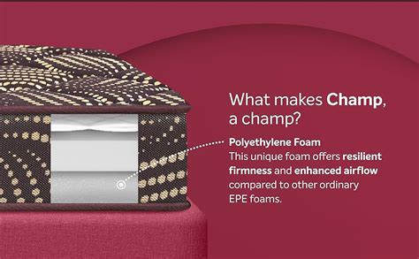 Sleepwell Champ Regular | 5-inch Single Bed Size | Medium Firm Mattress ...