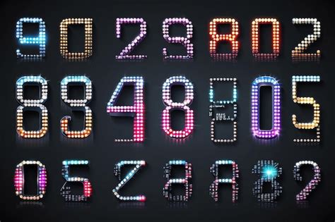 Image result for LED Numbers
