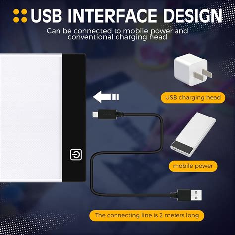 Macarrie 2 Pieces A5 Portable LED Tracing Light Box Light Pad India | Ubuy