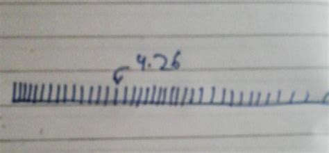 Q-2. Visualise 4.26 on the number line up to decimal places. - Brainly.in