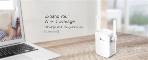 TP-Link TL-WA855RE, Single Band 300Mbps RJ45 Wireless Range Extender ...