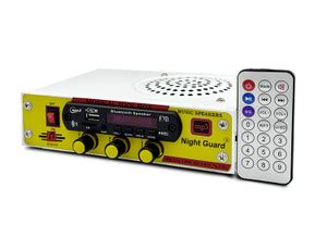 Night Guard Portable AC/DC FM Radio Multimedia Speaker with Bluetooth ...