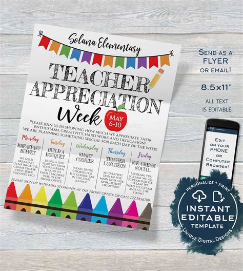 Employee Appreciation Flyer Templates