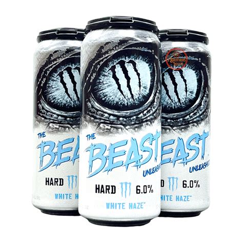 Monster The Beast Unleashed White Haze Hard Seltzer 4Pk Cans ...