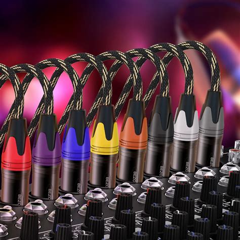 Buy XLR Cables 6ft 10 Pack, BEZOKABLE XLR Microphone Cable Male to ...