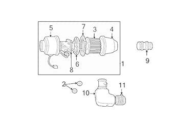 Ford Genuine Ford Motor Co Sensor Insulator F4ZZ9P686A : Amazon.in: Car ...