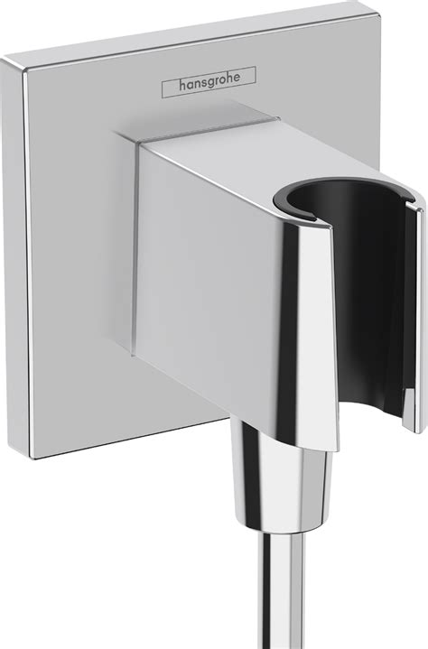hansgrohe Wall outlet: FixFit E, Wall outlet with shower holder, Item ...