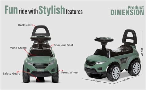 Dash Evok Basic Ride on Car for Kids, Baby car, Ride on for Kids 2 ...