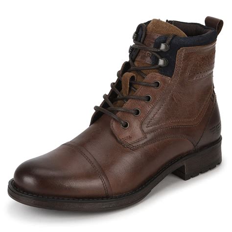 Red Tape Men's RTE252 Brown Boots-10 Kids UK (RTE2522) : Amazon.in: Fashion