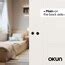 OKUN Muse Matte Black Interior or Hall/Closet Dummy Door Handle in the ...