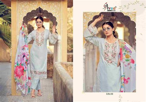 TASRIF PREMIUM LAWN COLLECTION VOL-2 BY SHREE FABS 101 TO 106 SERIES ...