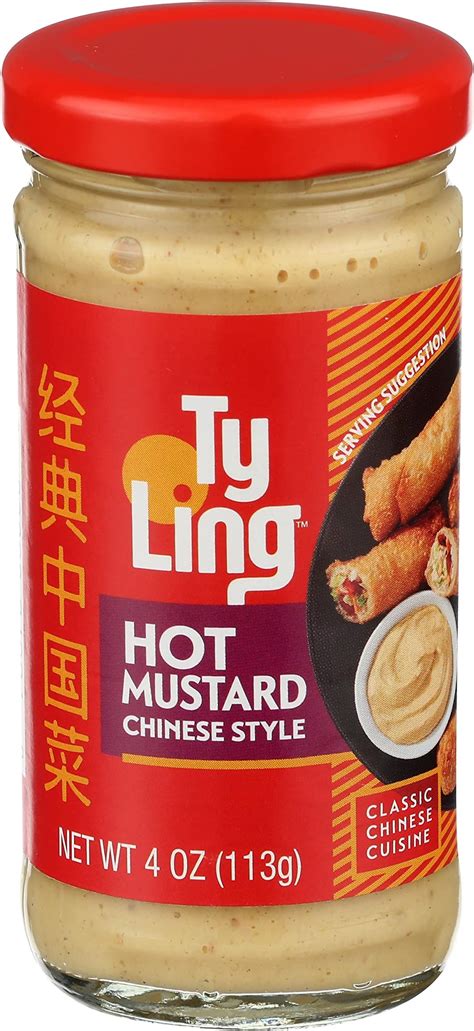 Amazon.com : Hot Chinese Mustard - Two 7.25 Ounce Jars of Chinese Hot ...