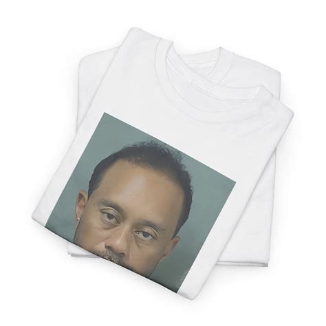 Tiger Woods Mugshot T-Shirt: Viral Golf Fan Apparel!