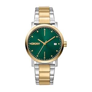 DKNY Soho Midi Analog Plain 3-Hands with Date Japanese Movement Green ...