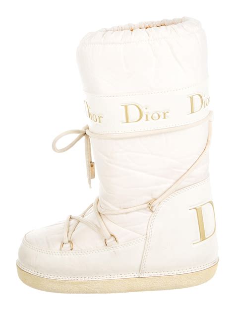 Christian Dior Moon Boots - White Boots, Shoes - CHR32779 | The RealReal