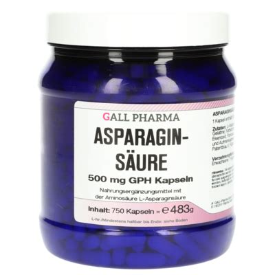 Aspartic Acid 500 mg GPH Capsules [4024776]-Gall-Pharma GmbH-Online-Shop