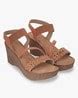 Buy Tan Heeled Sandals for Women by CATWALK Online | Ajio.com