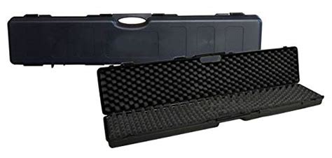 SCHIEBEN Hard Rifle Case – 120x30x8cm Black Gun Case with Durable ...