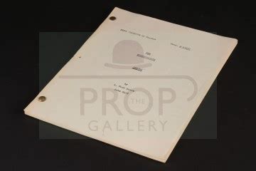 The Prop Gallery | Production used script - The Sentry
