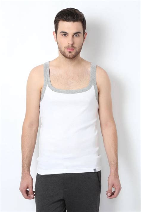 Van Heusen White Racer Vest for Men #60072 – Route2Fashion