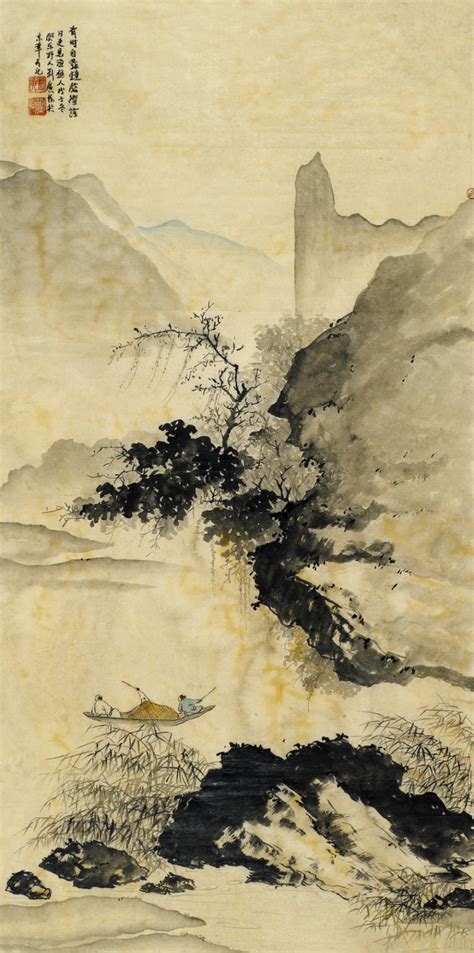 刘广中国山水绘画艺术作品（一）- 中国风