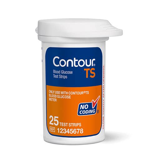 Contour TS Blood Glucose Test Strips, 25 Count Price, Uses, Side ...