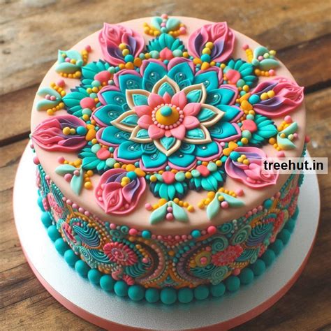 Mandala Cake Decoration Ideas with Cake Decoration Techniques and Tips