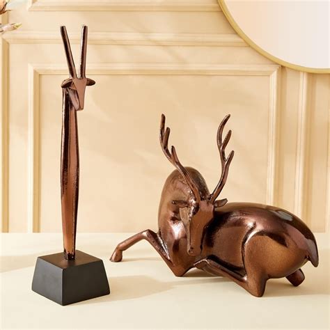 Buy Eternity Vogue Tuba Metal Deer Table Accent from Home Centre at ...