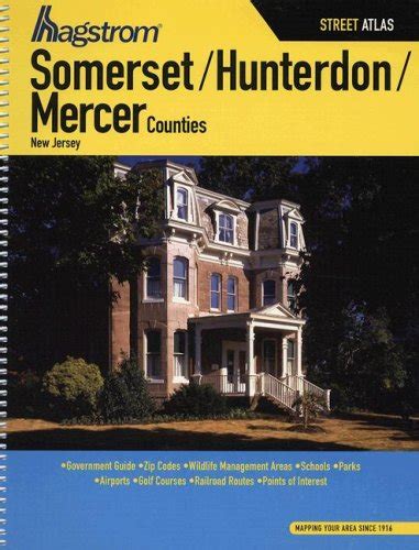 Buy Hagstrom Somerset/Hunterdon/Mercer Counties, New Jersey Street ...