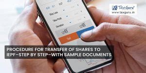 Procedure for transfer of shares to IEPF with Sample Documents