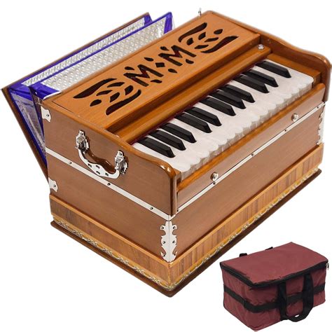 Buy Travel Harmonium Highly Portable Indian Instrument. Set-up, tuned ...