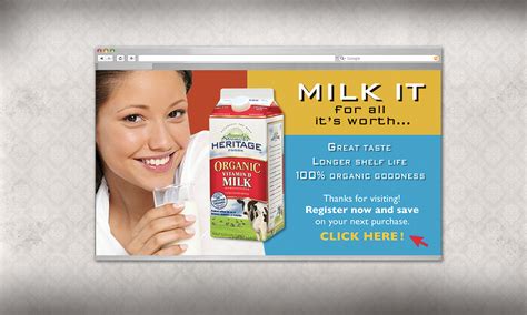 Stremicks Heritage Organic Milk Campaign