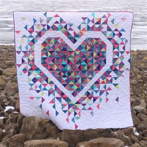 Image result for Exploding Heart Quilt Pattern Kit