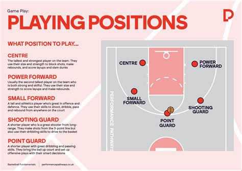 Basketball Playing Positions Poster - Performance Pathways ...
