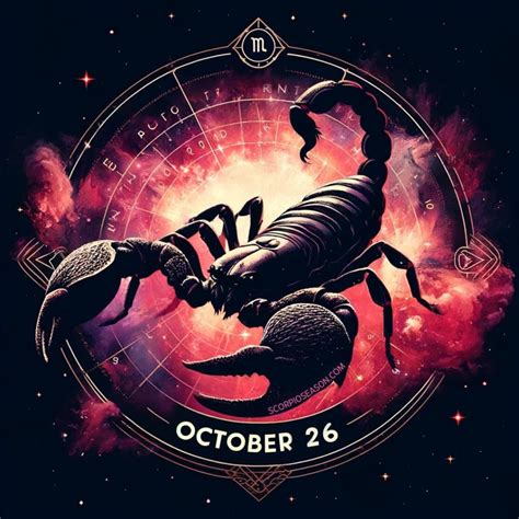 October 26 Birthday Personality - Scorpio Season