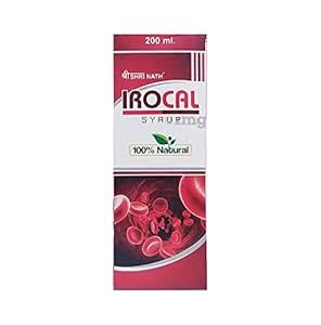 Buy Shri Nath Irocal Syrup | Pack of 2 (200 ml in each) Online at Low ...