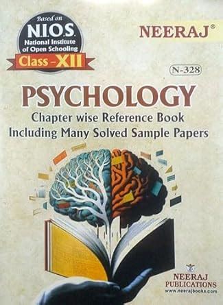 Nios Psychology Class 12 Study Guide And Model Paper English Medium As ...