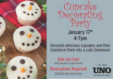 Kids Cupcake Decorating Party, Uno Pizzeria & Grill (371 Putnam Pike ...