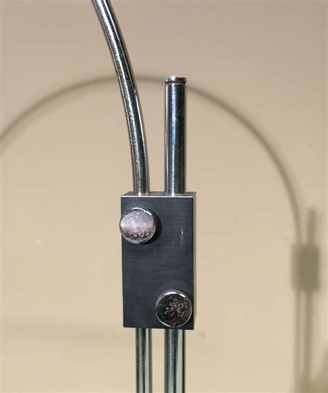 Mid-Century chrome floor lamp | www.ClaudiaCollections.com