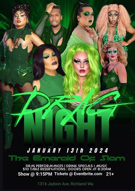 DRAG NIGHT, The Emerald of Siam Thai Restaurant and Lounge, Richland ...