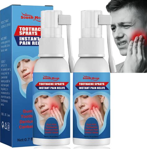 2pcs Oral Care Spray,Toothache Relieving Spray,Instant Teeth Treatment Relief Toothache Sprays ...